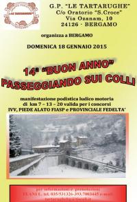 14° Buon Anno Passeggiando sui colli di Bergamo