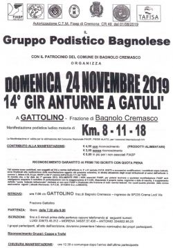 Bagnolo Cremasco 24 Novembre 2019