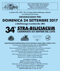 34^ Strabiliciacum Bellinzago Lombardo 24 Settembre 2017