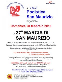 San Maurizio 28 Febbraio 2016
