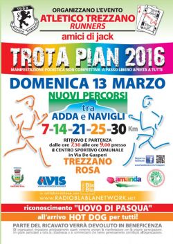 TROTA PIAN 2016 Trezzano Rosa (MI) 13 Marzo 2016